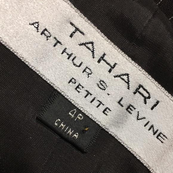 Tahari A.S.L., Black pinstripe, Blazer - Picture 8 of 9